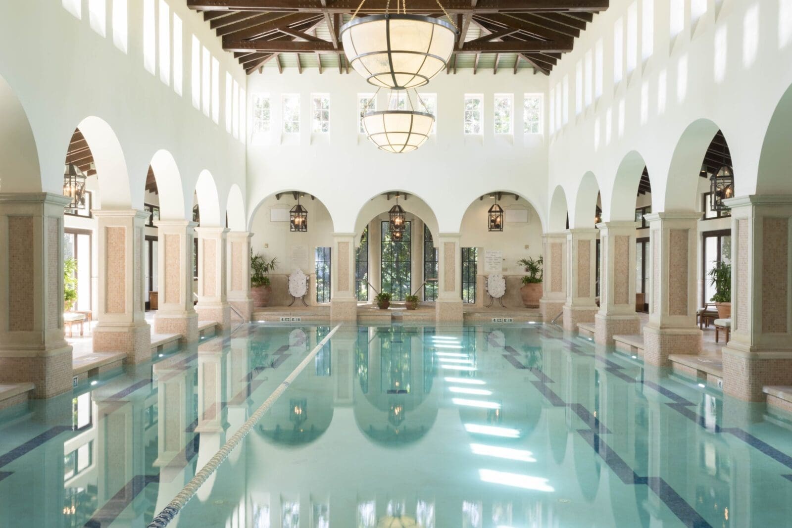 The pool inside The Spa at Sea Island (Photo by Sea Island)